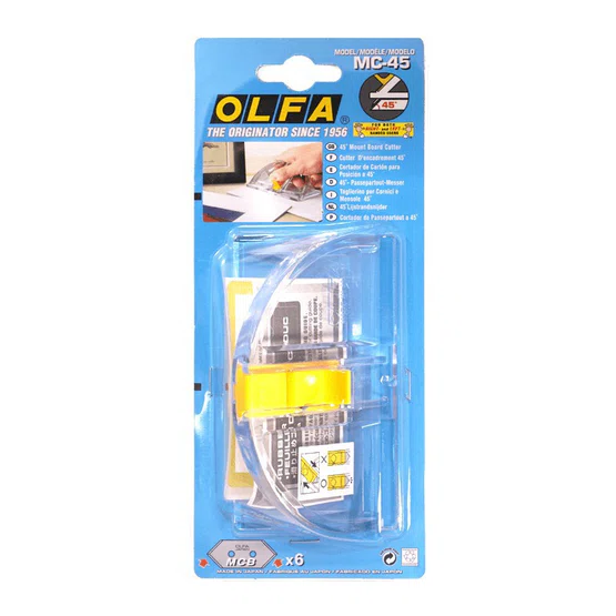 มีดคัตเตอร์ OLFA MC-45  คัตเตอร์เข้าทำมุม 45องศา    จำนวน 1 ชิ้น