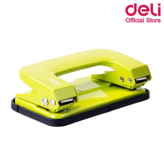 Deli 0136 2-Hole Punch เครื่องเจาะรูกระดาษ 10 แผ่น  1 ชิ้น