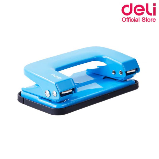 Deli 0136 2-Hole Punch เครื่องเจาะรูกระดาษ 10 แผ่น  1 ชิ้น