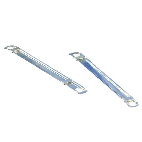ลิ้นแฟ้มโลหะสีเงิน (แพ็ค50ชิ้น) ตรา ORCA Metal file paper fastener