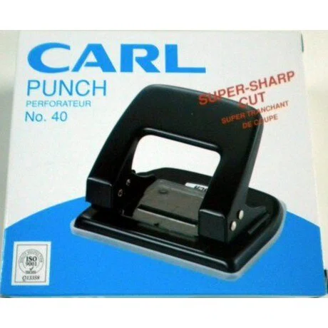 Carl เครื่องเจาะกระดาษสองรู No.40