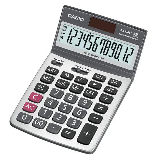 เครื่องคิดเลข CASIO AX-120ST 12 หลัก ของแท้