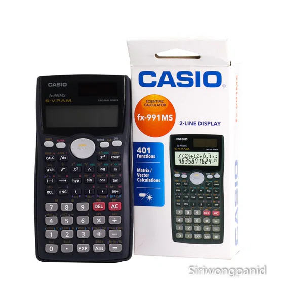 Casio fx-991MS ของใหม่ ของแท้ เครื่องคิดเลขวิทยาศาสตร์