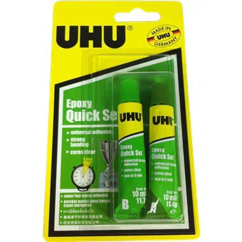 กาวอีพ็อกซี่ ชนิด 2 ส่วนผสมสมรรถภาพสูง UHU Expoxy Quick Set 2 x 10 ml