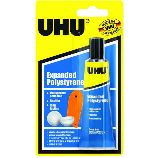 UHU ยู้ฮู กาวติดโฟม EXPANDED POLYSTYRENE 33ml