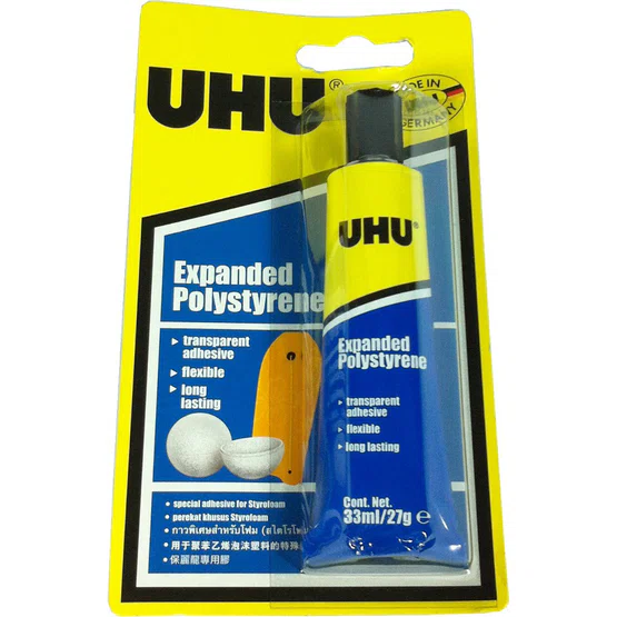 UHU ยู้ฮู กาวติดโฟม EXPANDED POLYSTYRENE 33ml