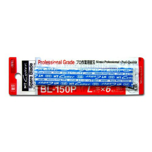 ใบมีดคัตเตอร์ NT BL-150P 1 หลอด ( 6 ใบมีด )   spare blade refill