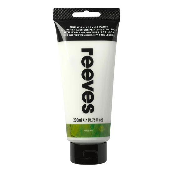 Reeves gesso primer 200ml สื่อผสมสีรีฟ 265816