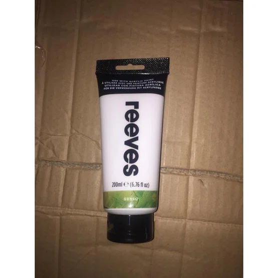 Reeves gesso primer 200ml สื่อผสมสีรีฟ 265816