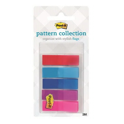 3M Post It Pattern Collection 683-PLAID1-S โพสต์-อิท แฟล็ก 0.47x1.7 นิ้ว