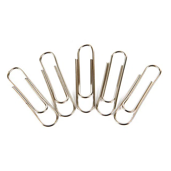 ลวดเสียบ กลม 50อัน/กล่อง ตราม้า Horse gem paper clip No.1
