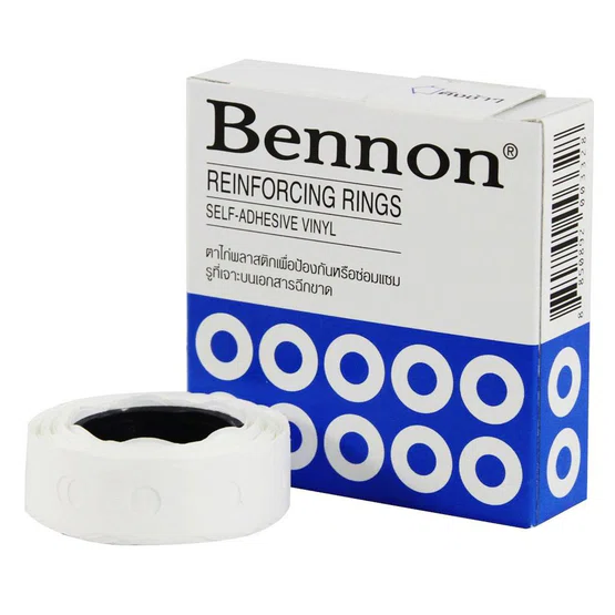 ตาไก่พลาสติก (กล่อง 500 ดวง) เบนน่อน Bennon Reinforcing Rings