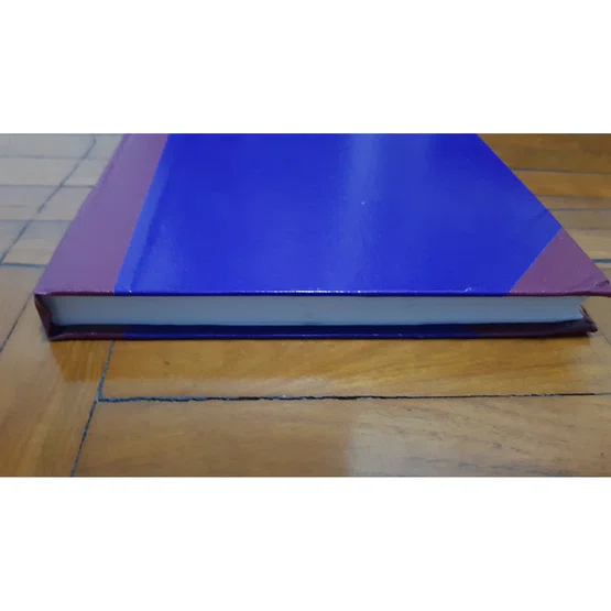 สมุดจดปกแข็งมุมมัน 5/200 เม้งฮั้ว ขนาด 20.5x32 cm  70แกรม 200แผ่น/เล่ม