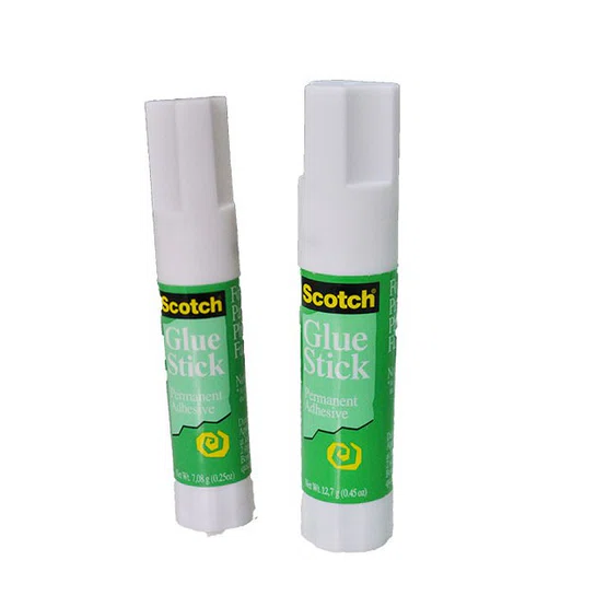 กาวแท่ง 7.08g 3M Scotch Glue Stick Permanent Adhesive  1 หลอด cat.6008-GLB