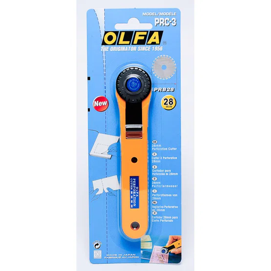 OLFA คัทเตอร์ตัดปรุ OLFA PRC-3 28 mm  จำนวน 1 ชิ้น
