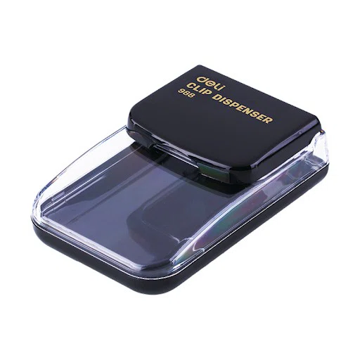 กล่องใส่คลิป กล่องใส่ลวดเสียบกระดาษแบบมีแม่เหล็ก หยิบใช้สะดวก (คละสี) Deli Clip dispenser 988