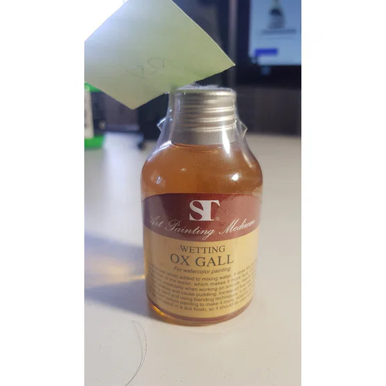 ST Wetting Ox Gall Liquid 100ml สื่อผสมสีช่วยการกระจายตัวของสี
