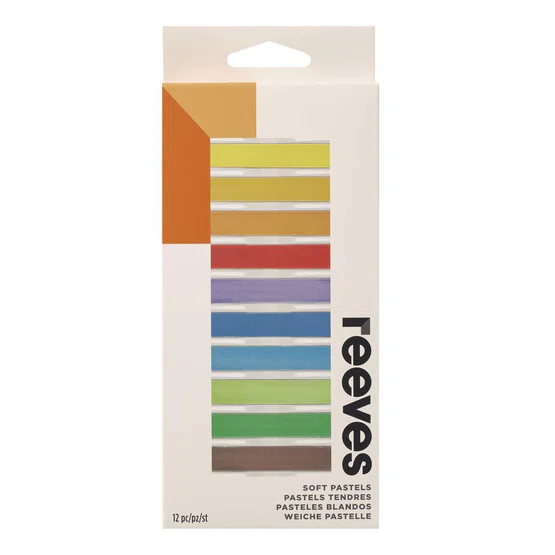 Reeves สี soft pastel 12สี