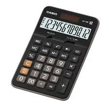 เครื่องคิดเลขตั้งโต๊ะ Casio 12 หลัก (ของแท้)  AX-12B รับประกัน 2 ปี