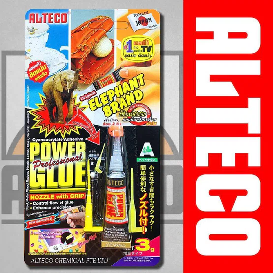 กาวช้าง Power Glue 3g. ออลทีโก้  ยี่ห้อ Alteco