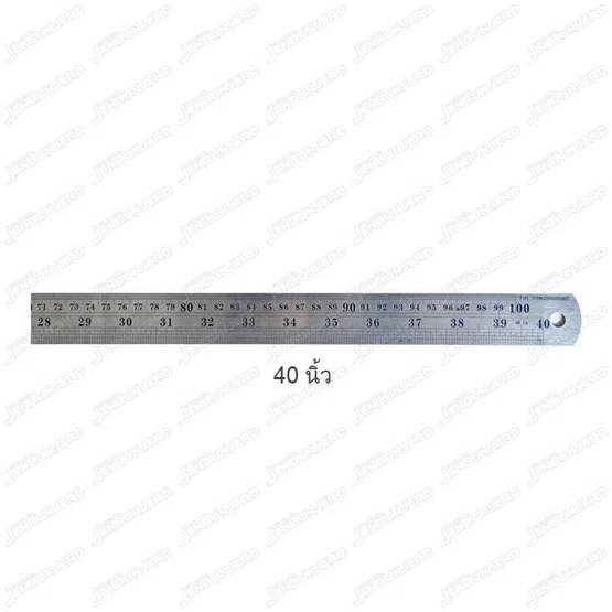 ไม้บรรทัดฟุตเหล็ก 40 นิ้ว SCK  Metal ruler 40 inches