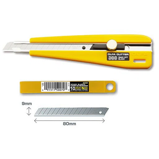 OLFA-300 คัตเตอร์เล็ก 45องศา จำนวน 1 ชิ้น