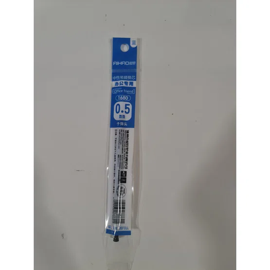 AIHAO 1680 ไส้ปากกาเจล 0.5mm น้ำเงิน 1 ชิ้น