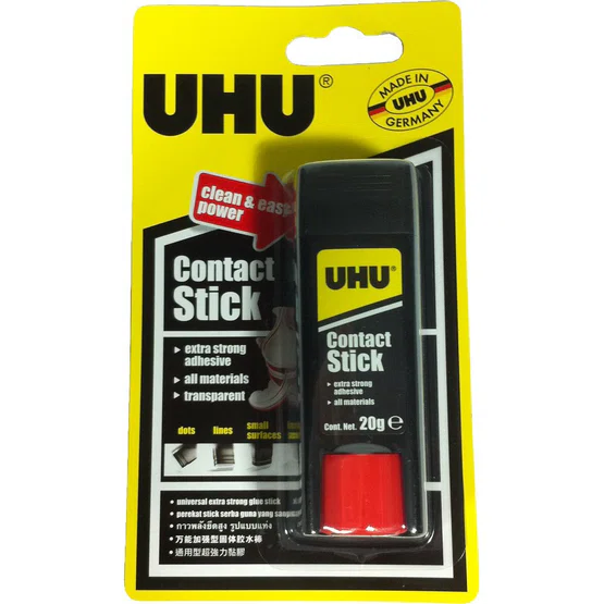 UHU กาวยางแบบแท่ง Contact Stick ( 20g )