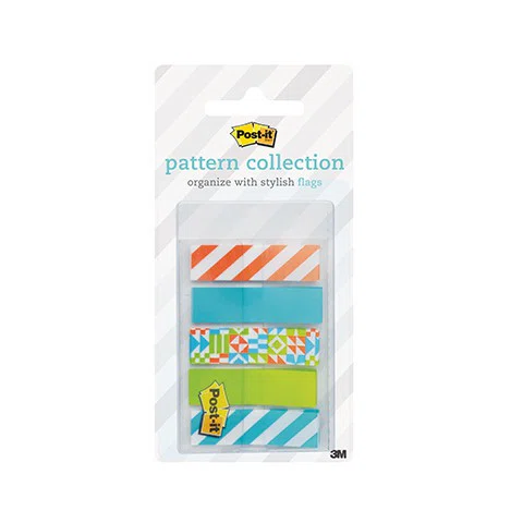 Post-it 684-GEOS FLAGS GEOS 0.47 X 1.7 100SHT/PACK โพสต์-อิท® แฟล็กซ์ รุ่นแพทเทริน์ลาย Geos
