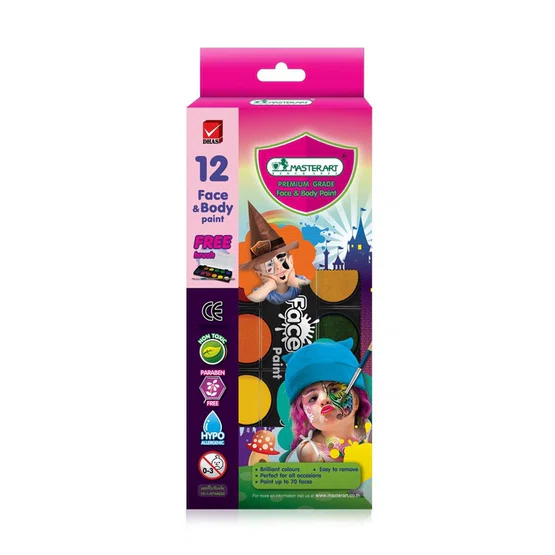 MasterArt สีทาผิวหน้าและร่างกาย (Face & Body Paints)
