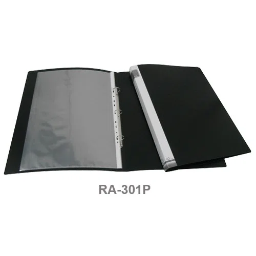 แฟ้ม3ห่วง ขนาดใหญ่ A3 แนวตั้ง สีดำ ตรา OST รุ่น RA-301P