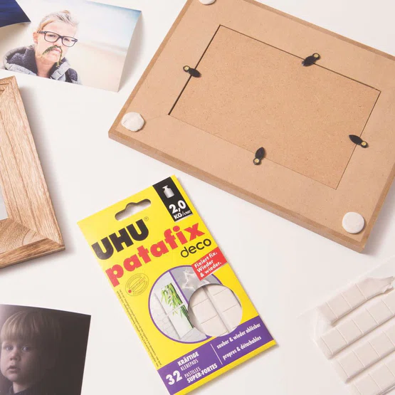 UHU patafix deco Glue pads (sticky/adhesive putty) ยู้ฮู พาทาฟิกซ์ เดโค่ กาวดินน้ำมัน 2 kg. ขาว