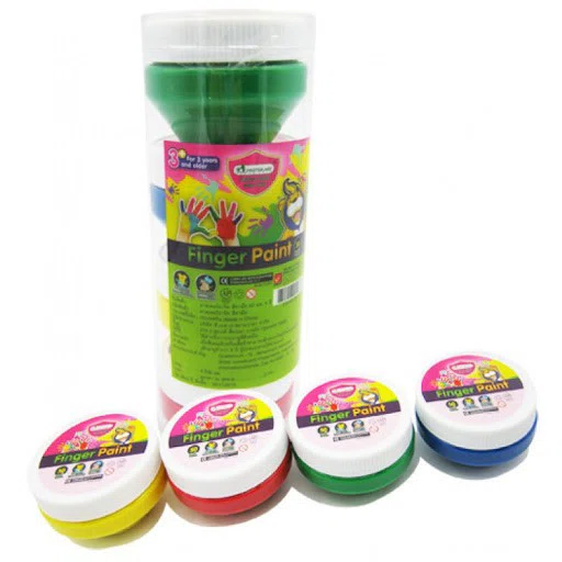 สีทามือ ทาหน้า รุ่น 4 สี ตรามาสเตอร์อาร์ต สำหรับเด็ก 50 มล.