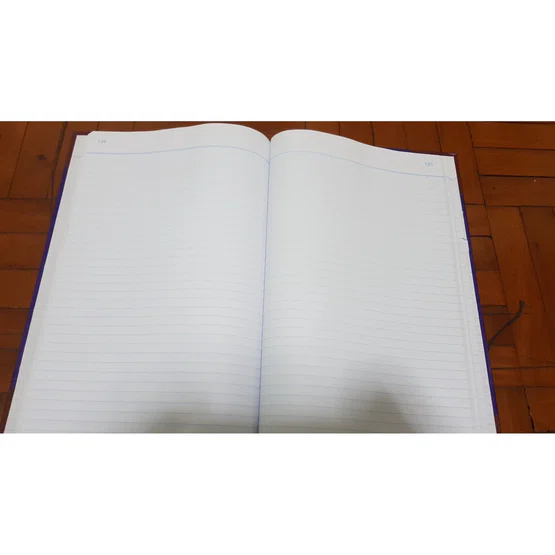 สมุดจดปกแข็งมุมมัน 5/100 เม้งฮั้ว    ขนาด 20.5x32 cm  70แกรม 100แผ่น/เล่ม