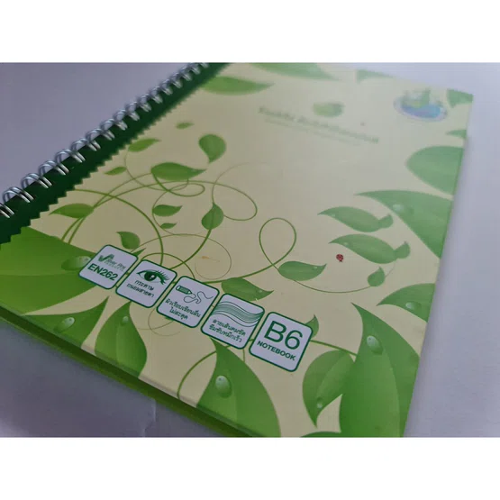 สมุดจด ถนอมสายตา ขนาดB6  ยี่ห้อ Silver Pins รุ่น EN262  1 เล่ม