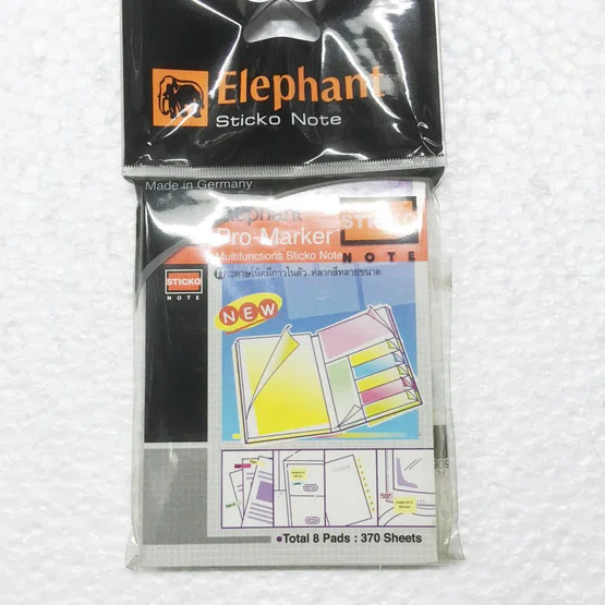กระดาษโน้ตมีกาวในตัวตราช้างSTICKO NOTE Pro-Marker