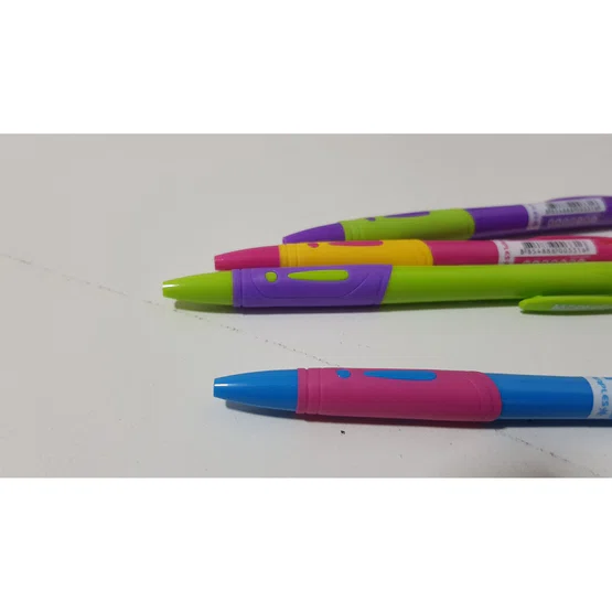 ปากกา Maples MP919a หมึกสีน้ำเงิน ด้ามคละสี  1 ด้าม