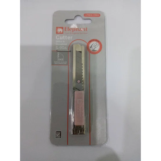 คัตเตอร์อันเล็ก ตราช้าง รุ่น S-904 จำนวน 1 ชิ้น
