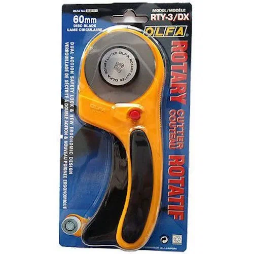 คัตเตอร์ ใบมีดกลม RTY-3/DX ตรา Olfa    Rotary cutter    จำนวน 1 ชิ้น