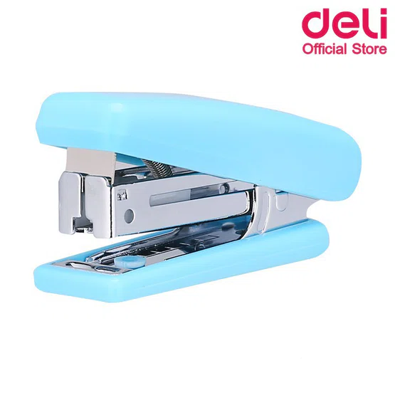 เครื่องเย็บกระดาษขนาดเล็ก คละสี 1 ชิ้น Deli 0222 Mini Stapler No.10