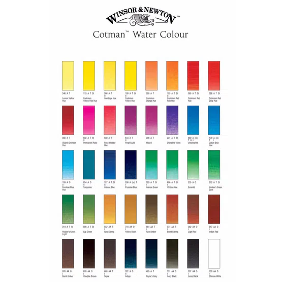 สีน้ำ WINSOR & NEWTON Cotman ขนาด 21 ml