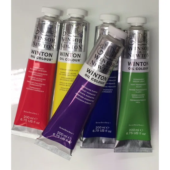 สีน้ำมัน Winton (Winsor & Newton) ขนาด 200ml (1หลอดแจ้งสีทางแชท)