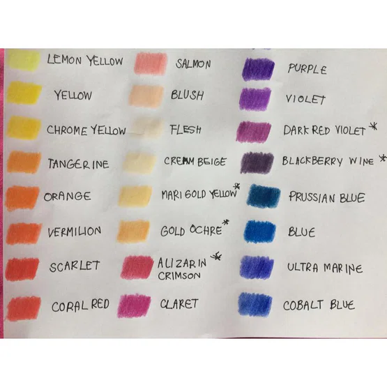 สีไม้ Master Art รุ่น Master Series 100สี