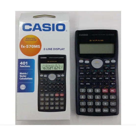 Casio Fx-570ms เครื่องคิดเลขวิทยาศาสตร์ ของแท้