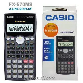 Casio Fx-570ms เครื่องคิดเลขวิทยาศาสตร์ ของแท้