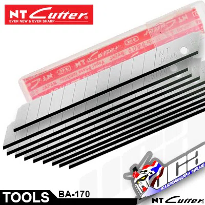 ใบมีดคัตเตอร์ NT cutter BA-170 1 หลอด ใบมีดอย่างดีจากญี่ปุ่น 1หลอด/10ใบมีด  spare blade refill