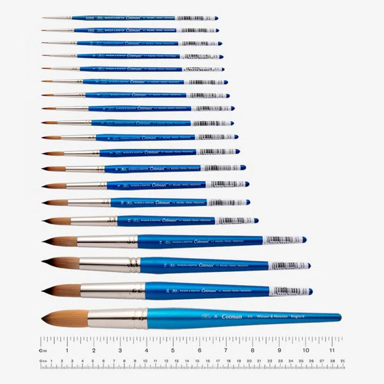พู่กันพรีเมี่ยม ไซส์ใหญ่พิเศษ สำหรับสีน้ำ Winsor & Newton Cotman ซีรีส์ 111  เบอร์ 16 watercolour blush