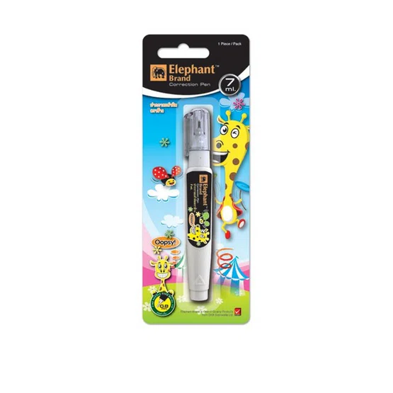 ปากกาลบคำผิด ตราช้าง 7 ml  Correction Pen Elephant รุ่น Oopsy