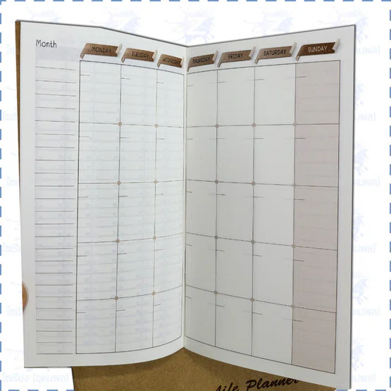 สมุดลงตารางงาน Life Planner Darling รุ่น KJD1529  สมุดฟรีแพลนเนอร์ 1 เล่ม