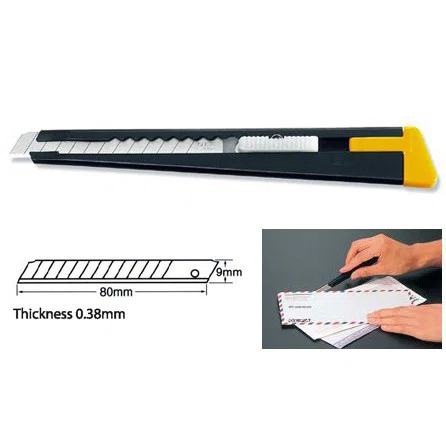 มีดคัตเตอร์ OLFA 180 Black  1 ชิ้น